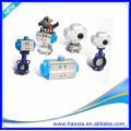 DN50 Stainless Steel Body 3PCS Pneumatic Ball Valve With Q611F-16P